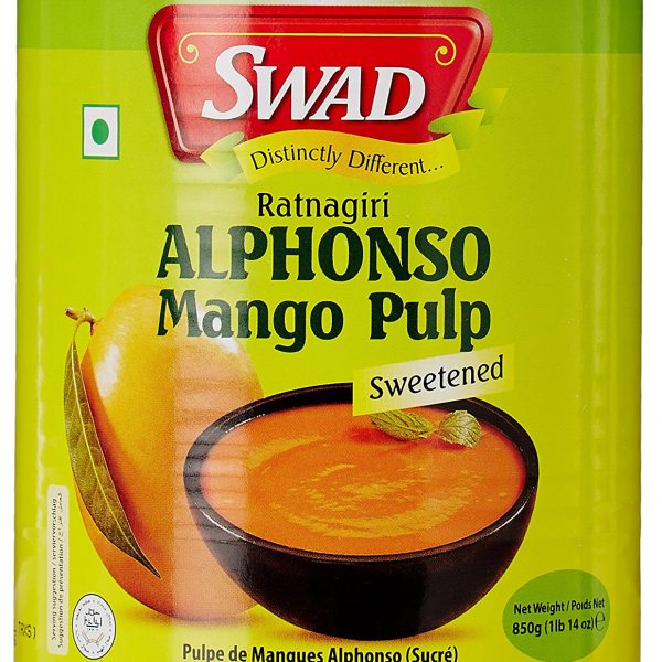 hampa alphonso mango pulp 850gm