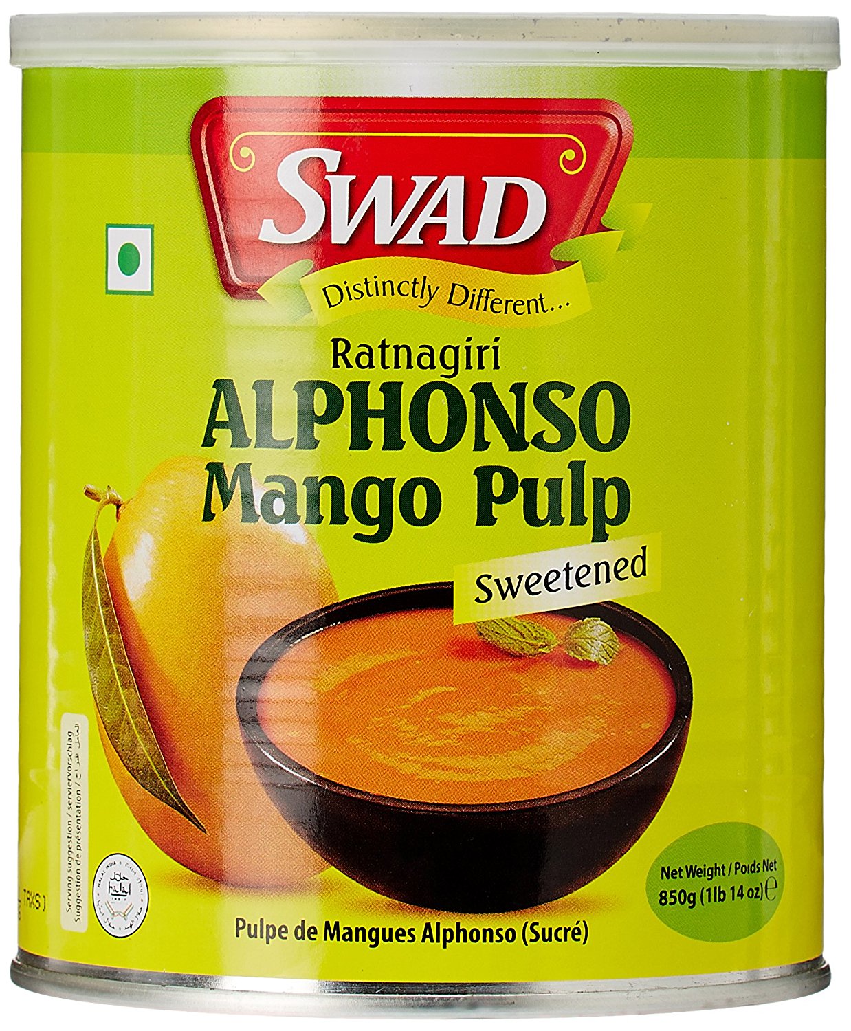 hampa alphonso mango pulp 850gm