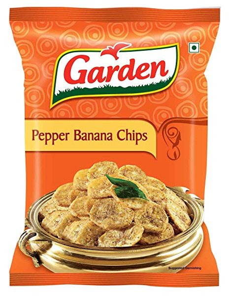 garden pepper banana chips 150 gm